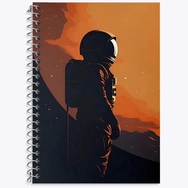 دفتر لغت 50 برگ خندالو طرح فضانورد کد F4175