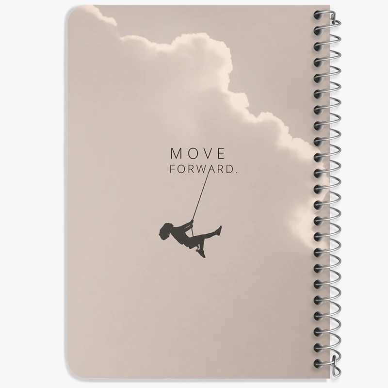 دفتر یادداشت 50 برگ خندالو طرح Move Forward کد F1728
