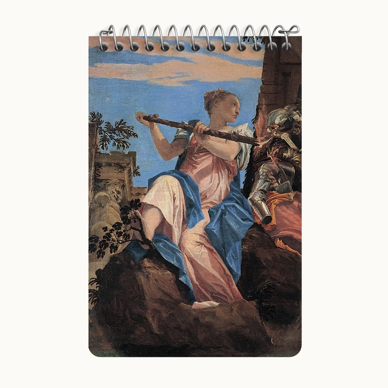 دفتر یادداشت 50 برگ خندالو طرح نقاشی صلح اثر پائولو ورونزه کد F12234