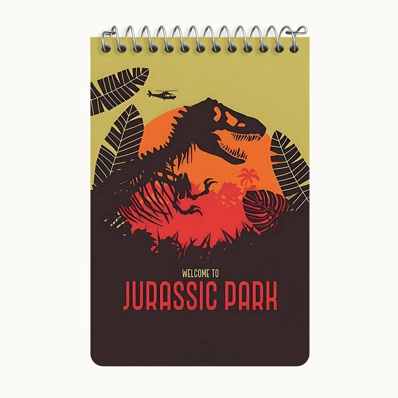 دفتر یادداشت 50 برگ خندالو طرح دایناسور (Dino) کد F13768