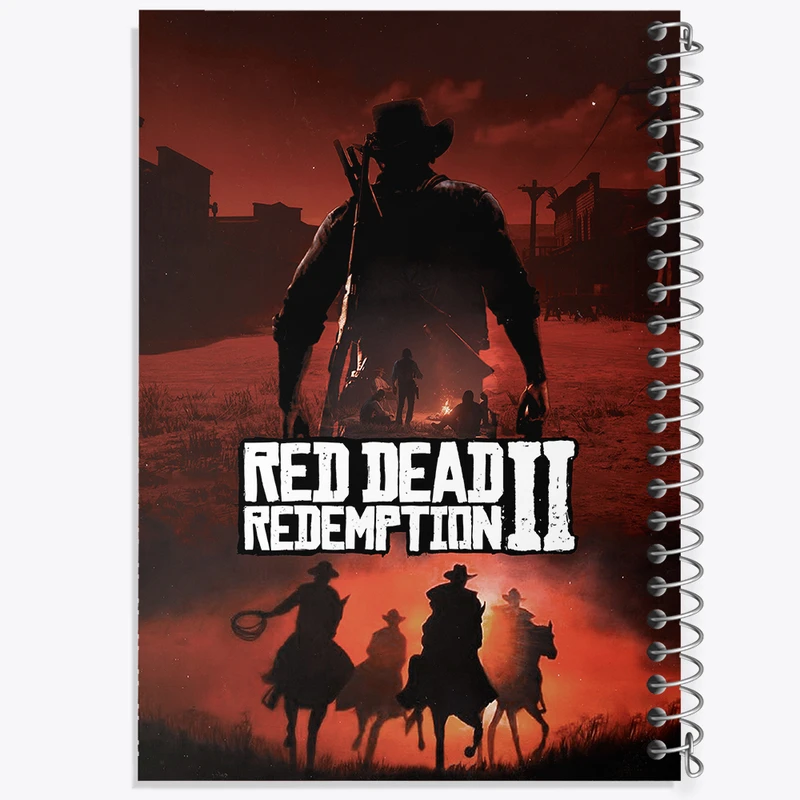 دفتر نقاشی 50 برگ خندالو طرح رد دد (Red Dead) کد N9351