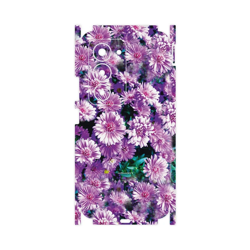 برچسب پوششی ماهوت مدل Purple_Flower-FullSkin مناسب برای گوشی موبایل شیائومی Redmi 15 4G