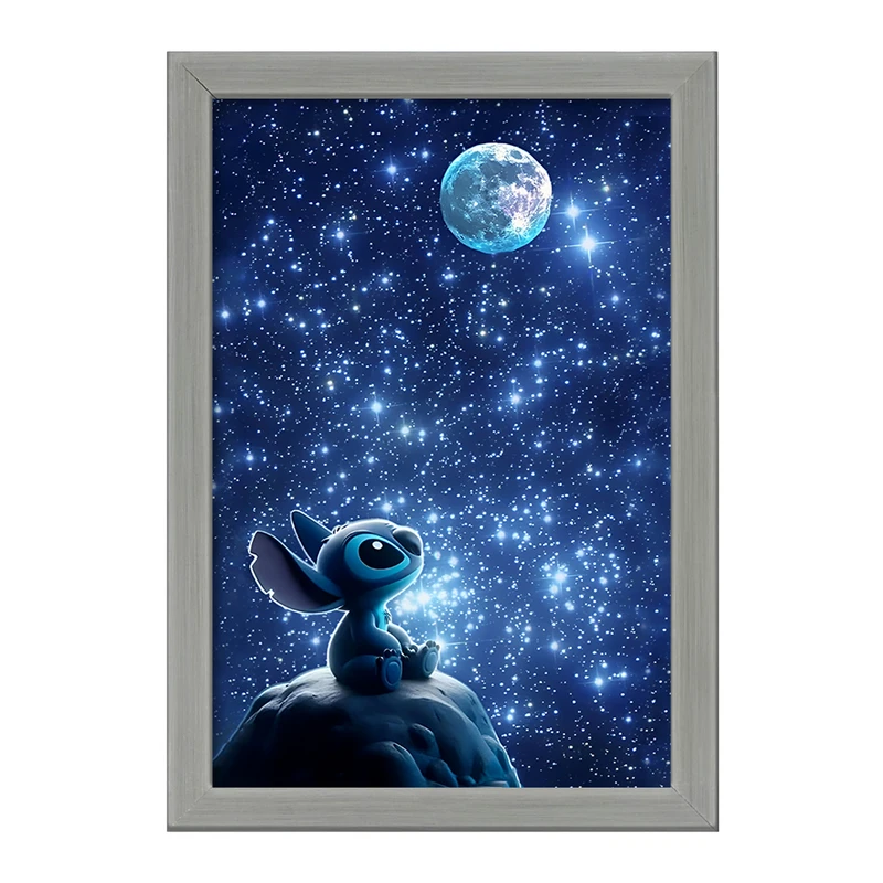 تابلو خندالو طرح استیچ (Stitch) کد F14393