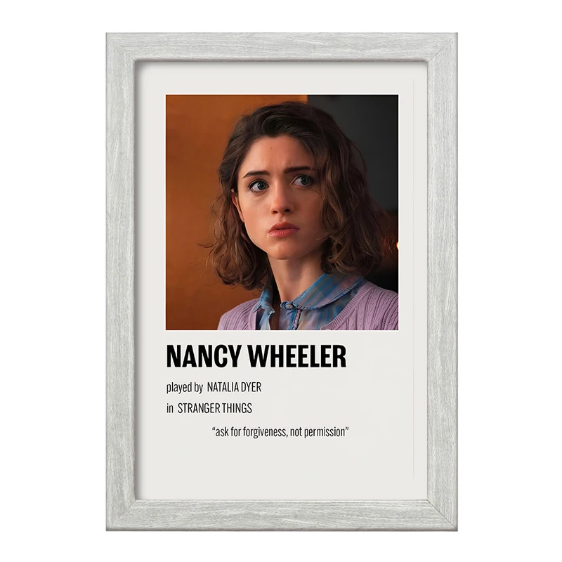 تابلو خندالو طرح نانسی ویلر (Nancy Wheeler) کد F13047