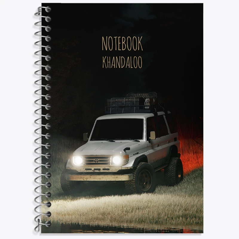 دفتر لغت 50 برگ خندالو طرح تویوتا (Toyota) کد N7876