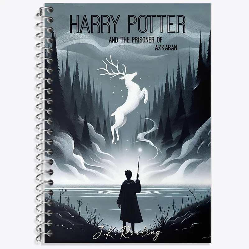 دفتر زبان دوخط 50 برگ خندالو طرح هری پاتر (Harry Potter) کد F14161