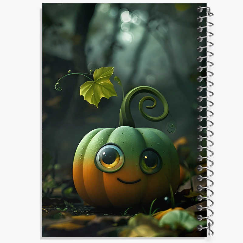 دفتر مشق 50 برگ خندالو طرح کدو تنبل کد F9910