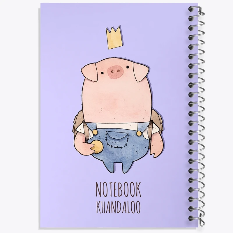 دفتر لیست خرید 50 برگ خندالو طرح خوک بامزه کد N7777