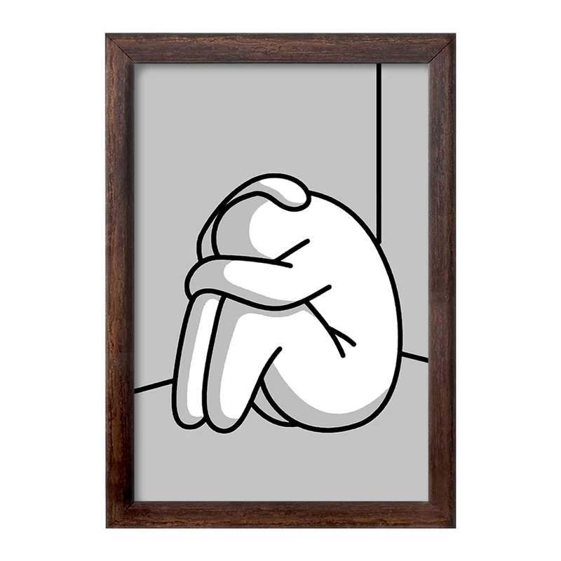 تابلو خندالو طرح تنبل خسته کد 29424