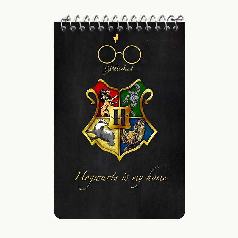 دفتر یادداشت 50 برگ خندالو طرح هری پاتر (Harry Potter) کد F4307