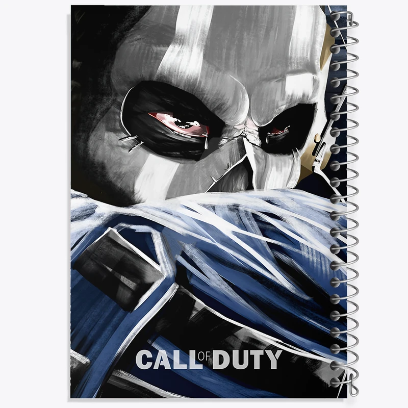 دفتر مشق 50 برگ خندالو طرح گوست کال آف دیوتی (call Of Duty) کد N8873