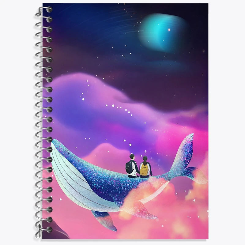 دفتر نت موسیقی 50 برگ خندالو طرح فانتزی کد N7466