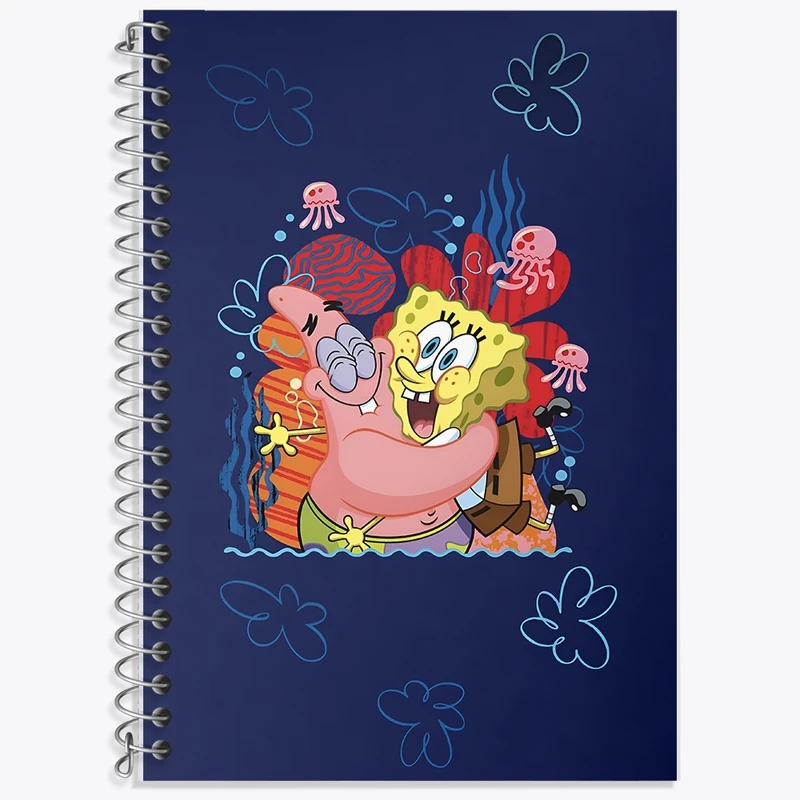 دفتر لغت 50 برگ خندالو طرح باب اسفنجی و پاتریک کد F12838