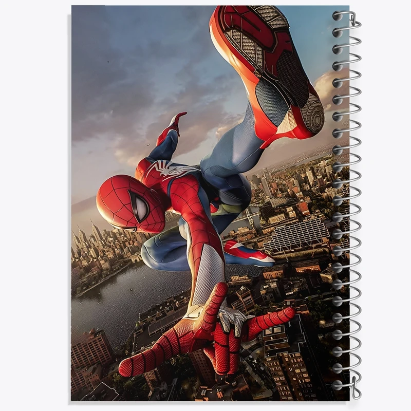 دفتر طراحی 50 برگ خندالو طرح مرد عنکبوتی کد F10744