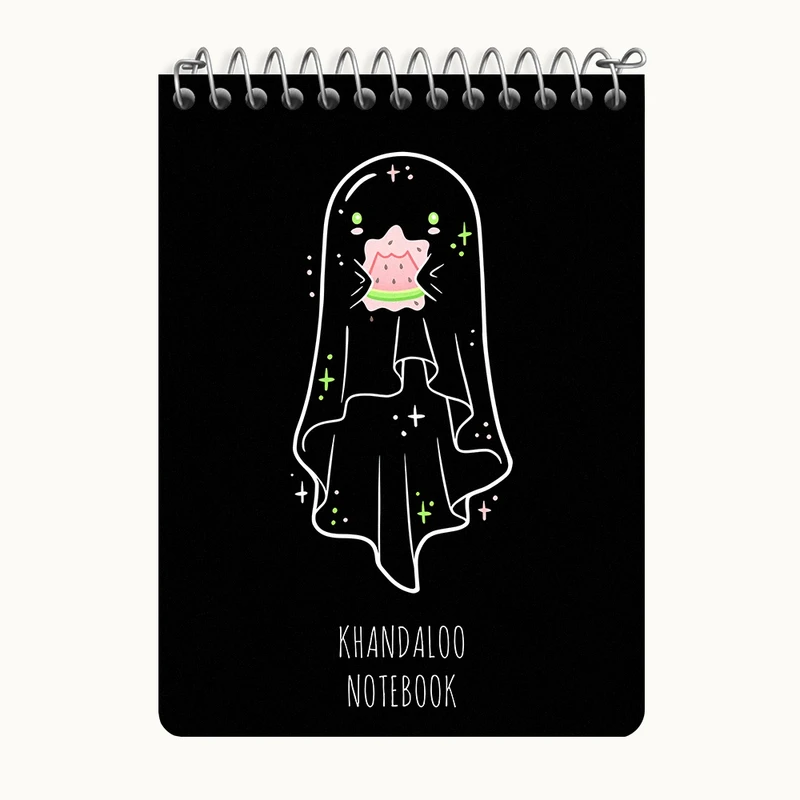 دفتر یادداشت 50 برگ خندالو طرح روح بامزه کد N8847