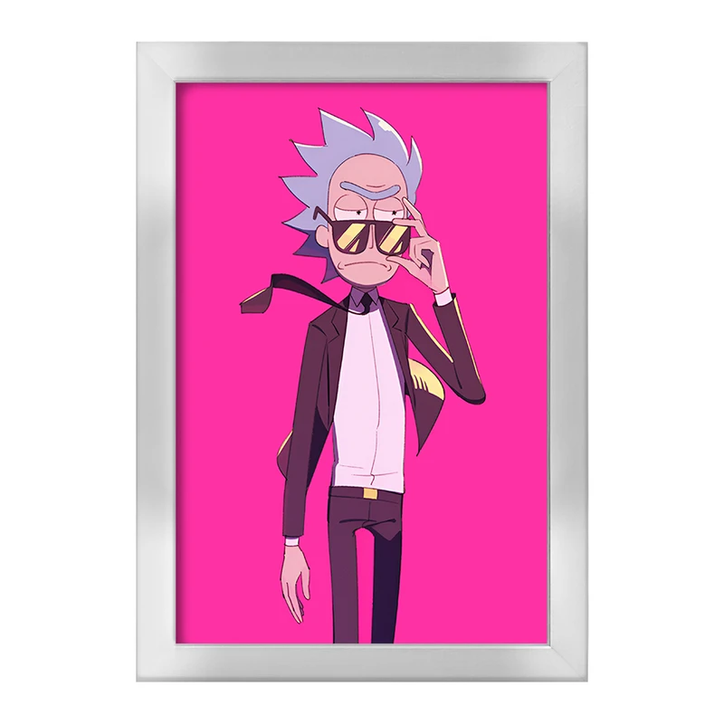 تابلو خندالو طرح ریک و مورتی (Rick and Morty) کد F4011