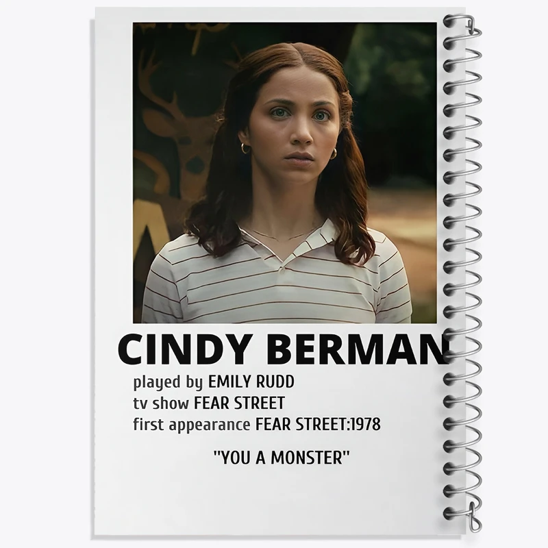 دفتر شطرنجی 50 برگ خندالو طرح سیندی برمن (Cindy Berman) کد F12969