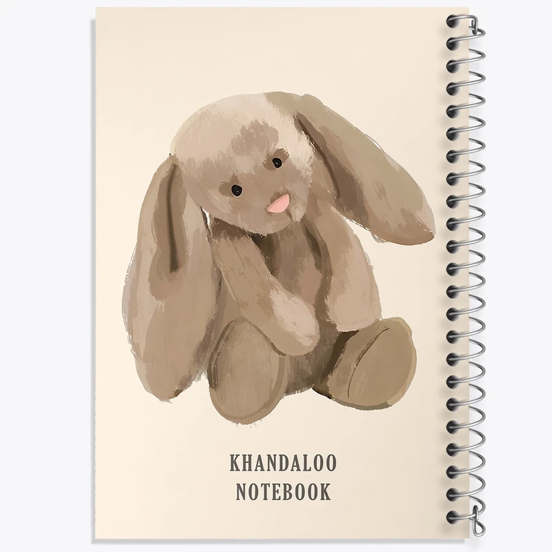 دفتر لیست خرید 50 برگ خندالو طرح خرگوش بامزه کد N8495