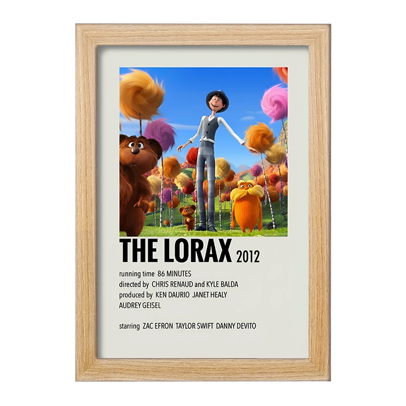 تابلو خندالو طرح لوراکس (The Lorax) کد F13260
