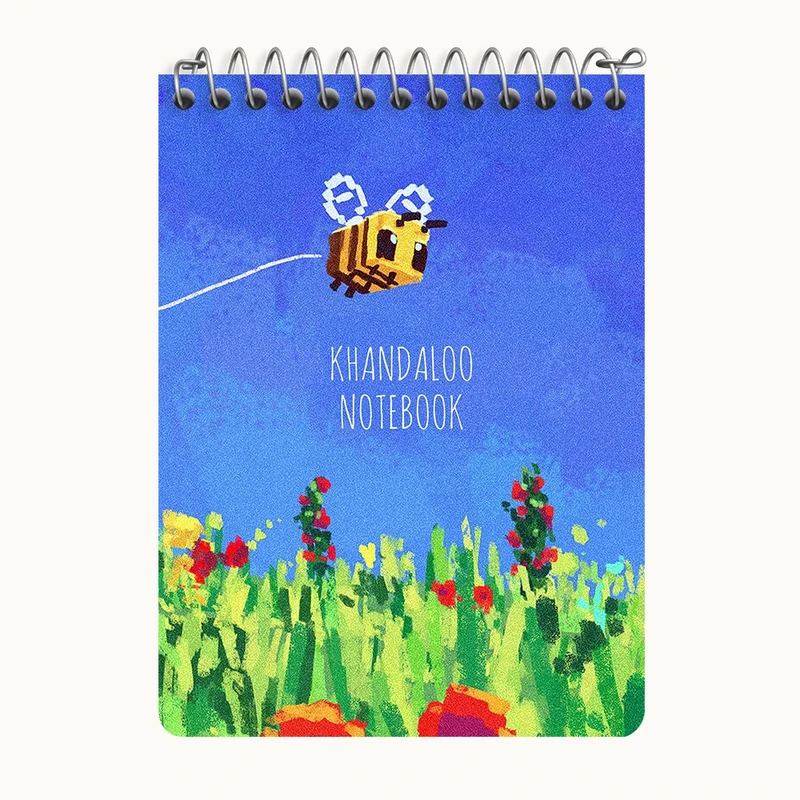 دفتر یادداشت 50 برگ خندالو طرح بازی ماینکرافت (Minecraft) کد N8660