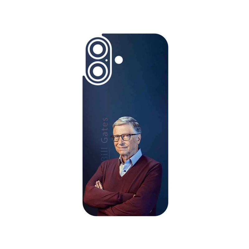 برچسب پوششی ماهوت مدل Bill_Gates مناسب برای گوشی موبایل اپل iPhone 17