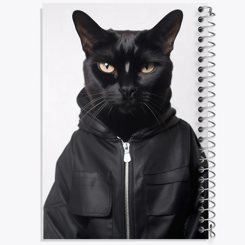 دفتر مشق 50 برگ خندالو طرح گربه کد F3113