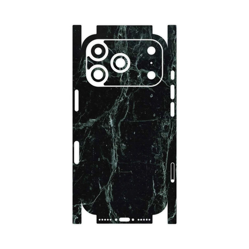 برچسب پوششی ماهوت مدل Graphite_Green_Marble-FullSkin مناسب برای گوشی موبایل اپل iPhone 17 Pro