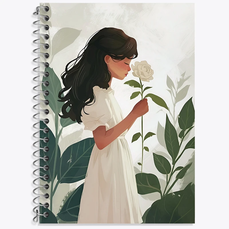 دفتر نت موسیقی 50 برگ خندالو طرح دخترانه فانتزی کد N7443