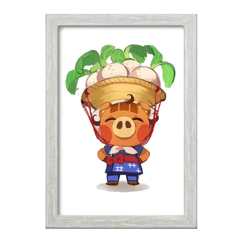 تابلو خندالو طرح بازی انیمال کراسینگ (Animal Crossing) کد 32641