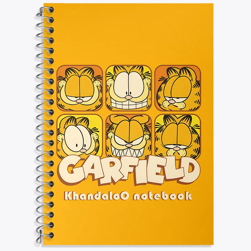 دفتر زبان 50 برگ خندالو طرح گارفیلد (Garfield) کد N9461