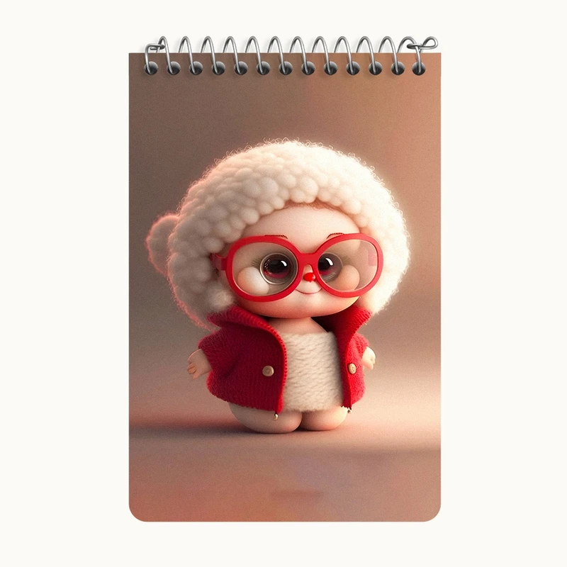 دفتر یادداشت 50 برگ خندالو طرح خرگوش بامزه کد F5733