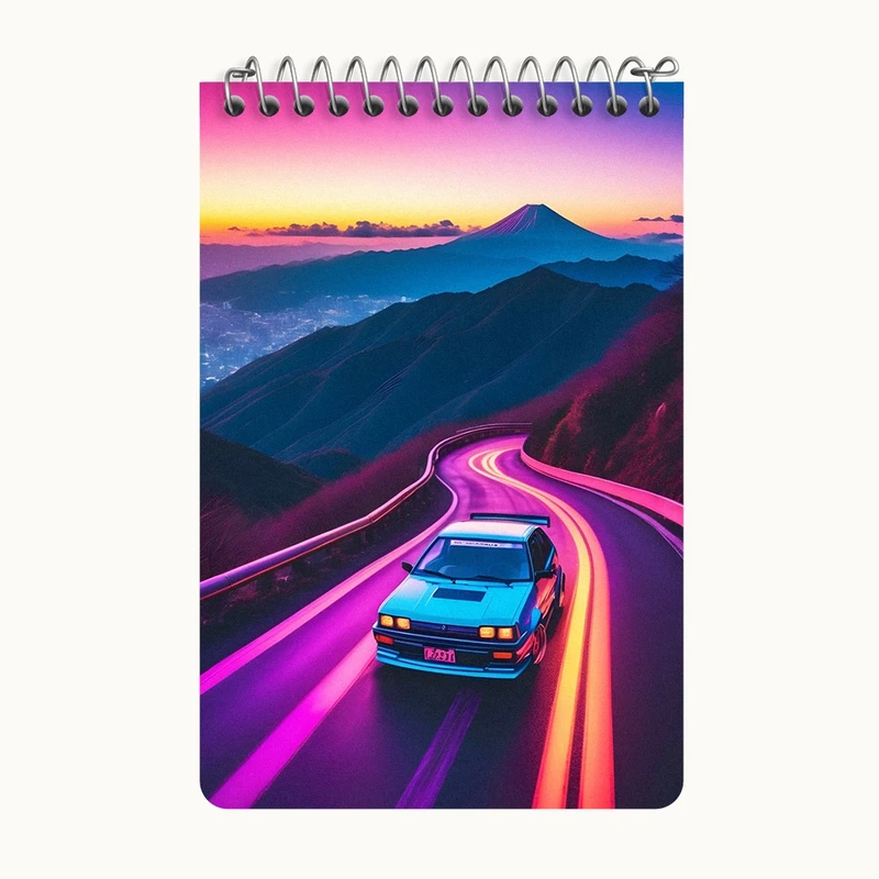 دفتر یادداشت 50 برگ خندالو طرح ماشین اسپرت کد F8907