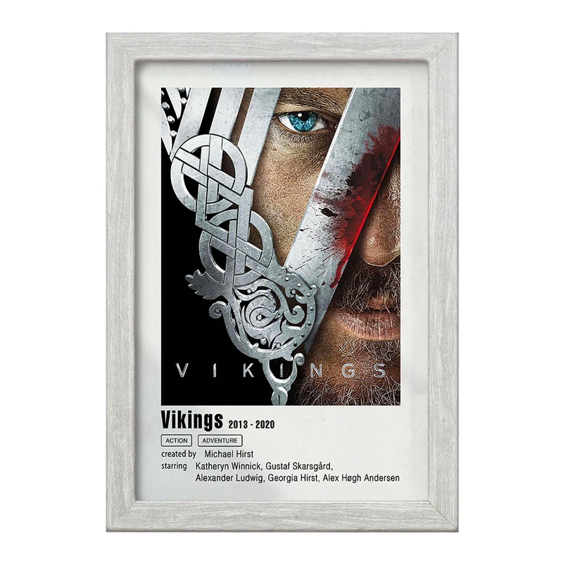 تابلو خندالو طرح وایکینگ ها (Vikings) کد F11930