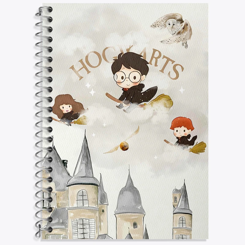 دفتر نت موسیقی 50 برگ خندالو طرح هری پاتر (Harry Potter) کد N6842