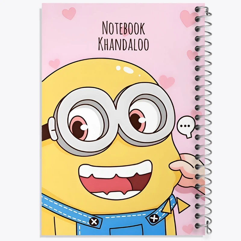 دفتر طراحی 50 برگ خندالو طرح مینیون ها (Minions) کد N7155