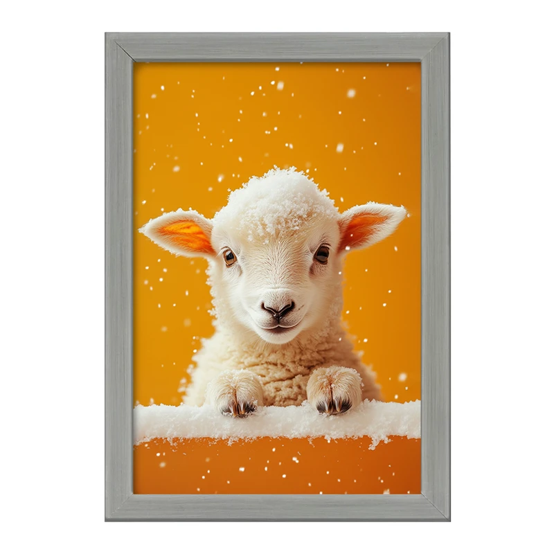 تابلو خندالو طرح گوسفند کد F10037