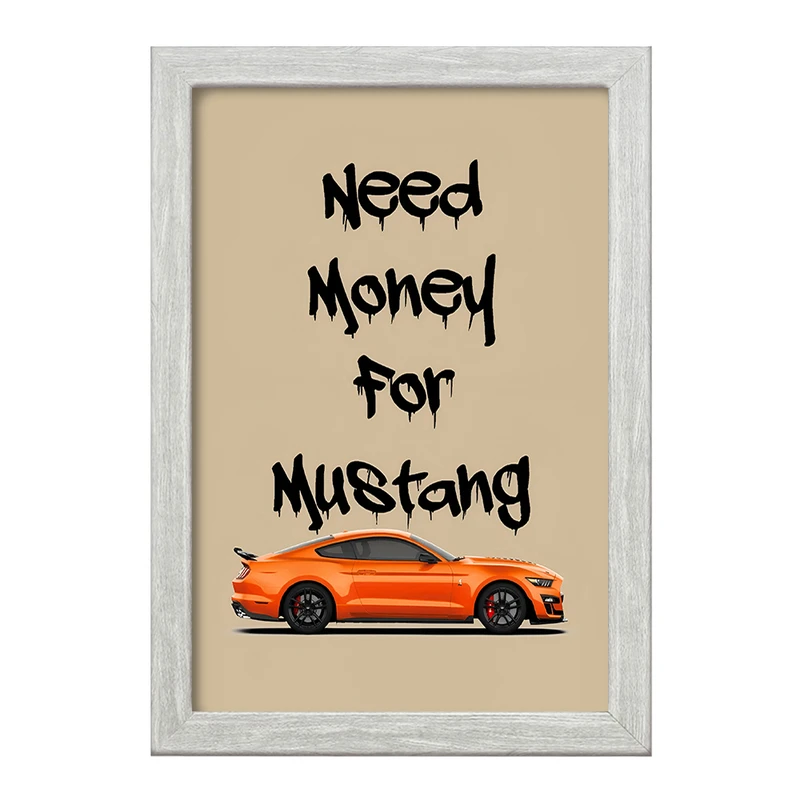 تابلو خندالو طرح ماشین کد F3889