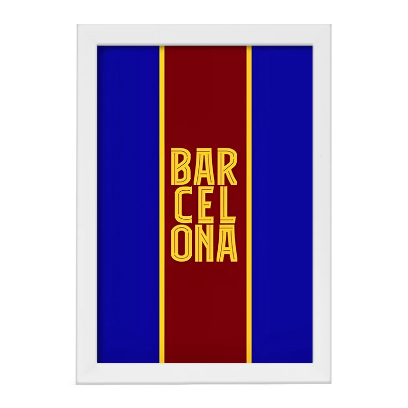 تابلو خندالو طرح بارسلونا (Barcelona) کد F14359