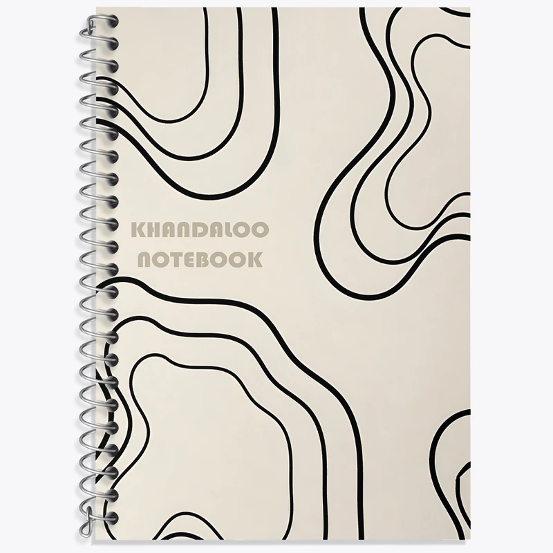 دفتر نت موسیقی 50 برگ خندالو طرح مدرن کد N8576