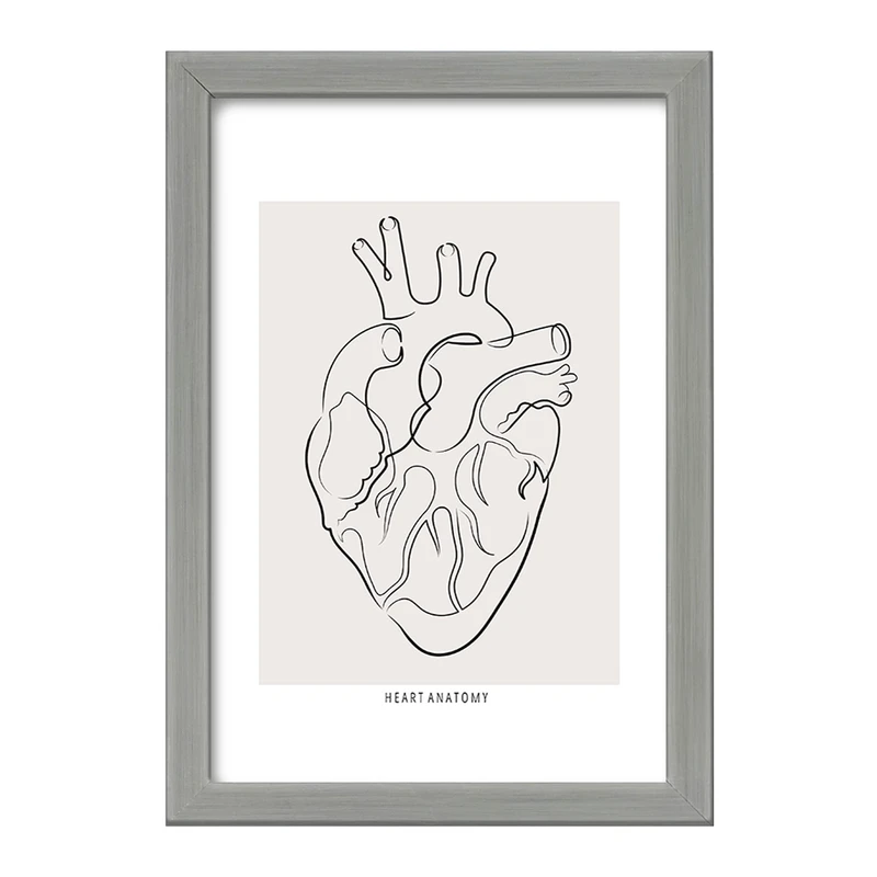 تابلو خندالو طرح آناتومی قلب (Heart Anatomy) کد F13896