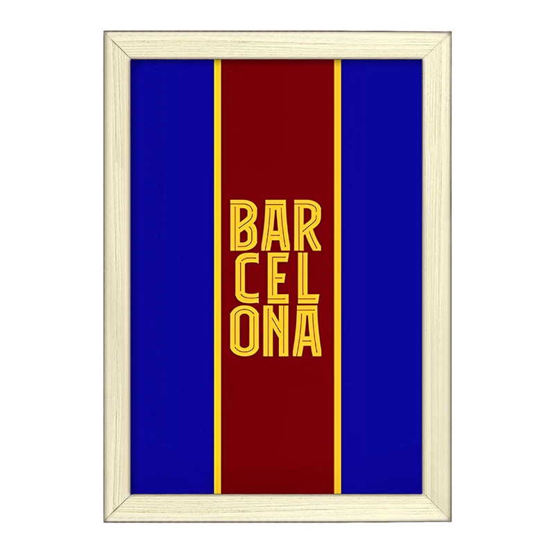 تابلو خندالو طرح بارسلونا (Barcelona) کد F14359