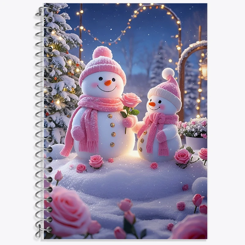 دفتر نت موسیقی 50 برگ خندالو طرح آدم برفی کد F8678