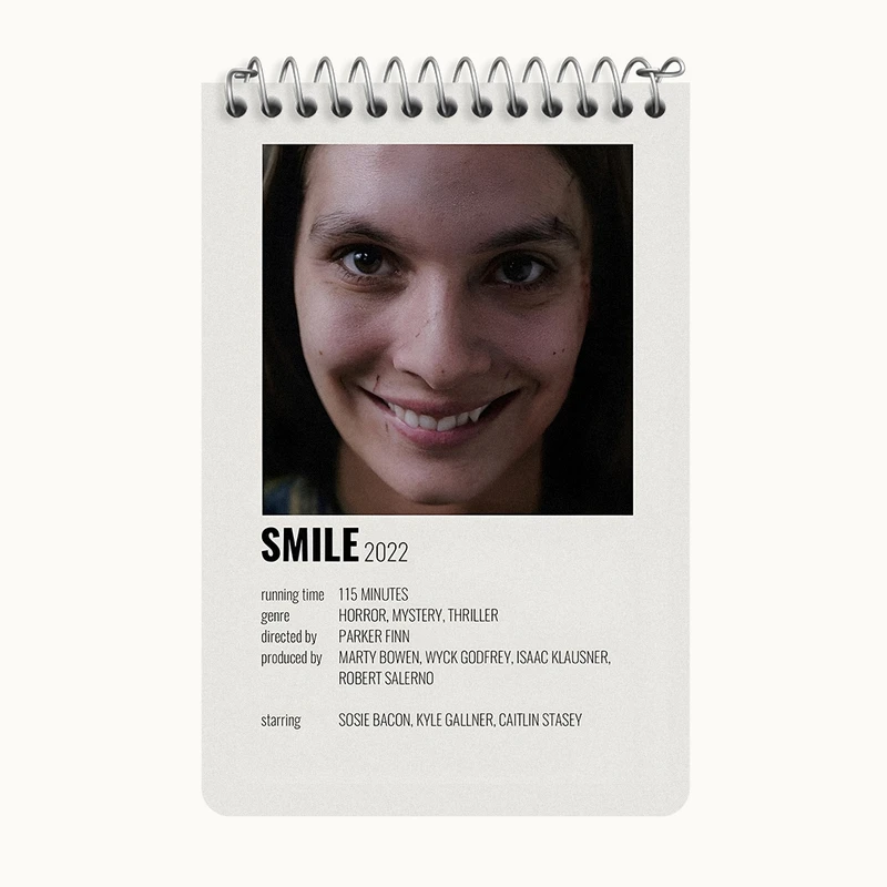 دفتر یادداشت 50 برگ خندالو طرح لبخند (Smile) کد F13070