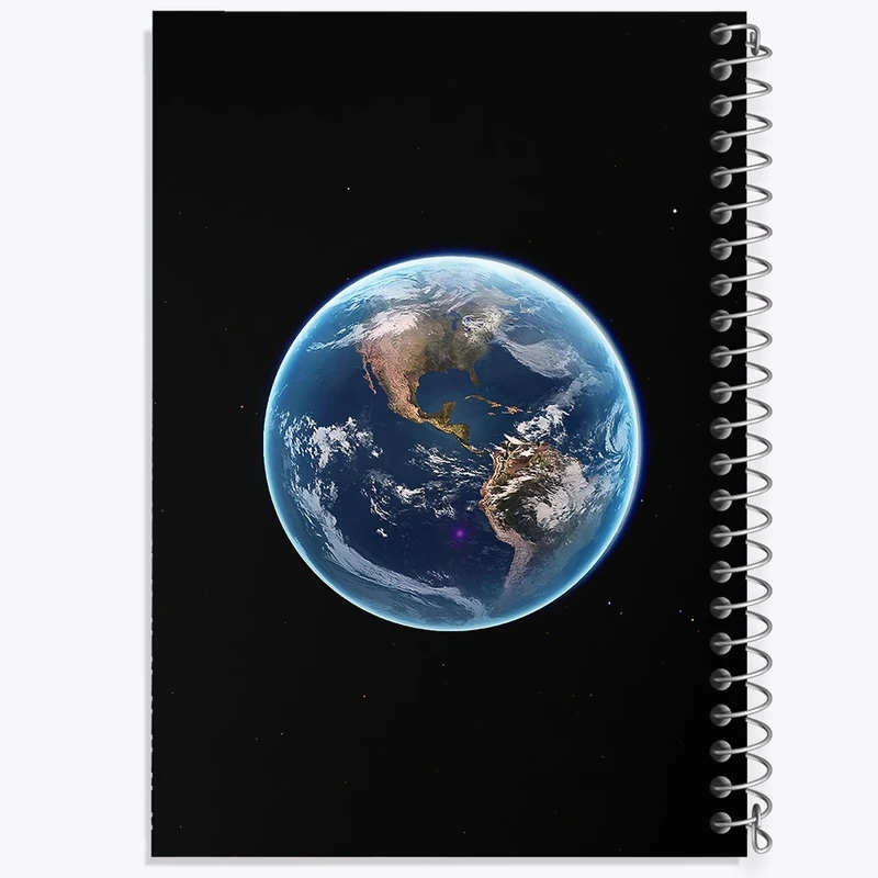 دفتر شطرنجی 50 برگ خندالو طرح زمین کد N7897