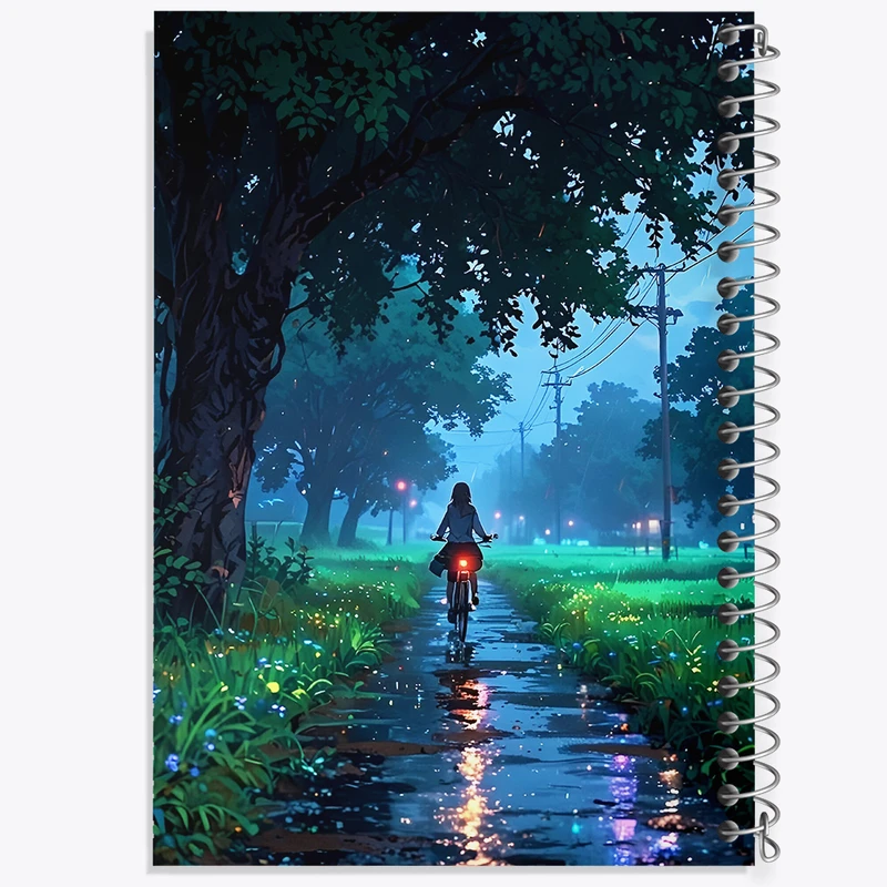 دفتر نقاشی 50 برگ خندالو طرح عصر بارانی کد F4550