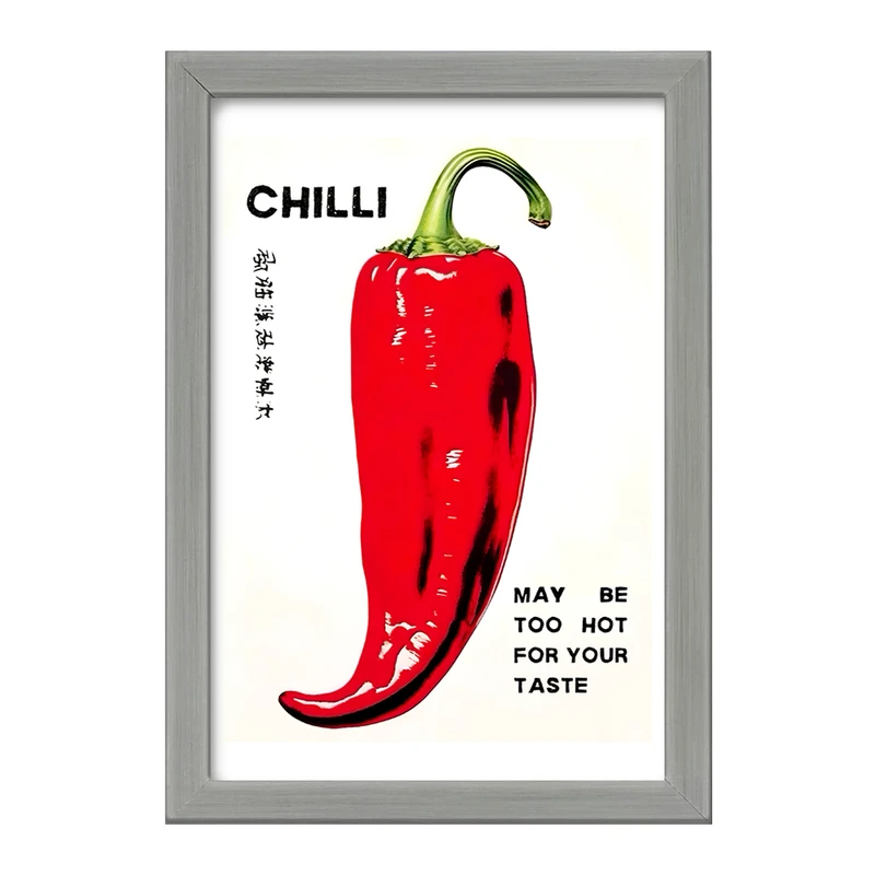 تابلو خندالو طرح فلفل چیلی کد F10566