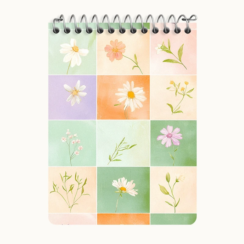 دفتر یادداشت 50 برگ خندالو طرح گل گلی کد N7351