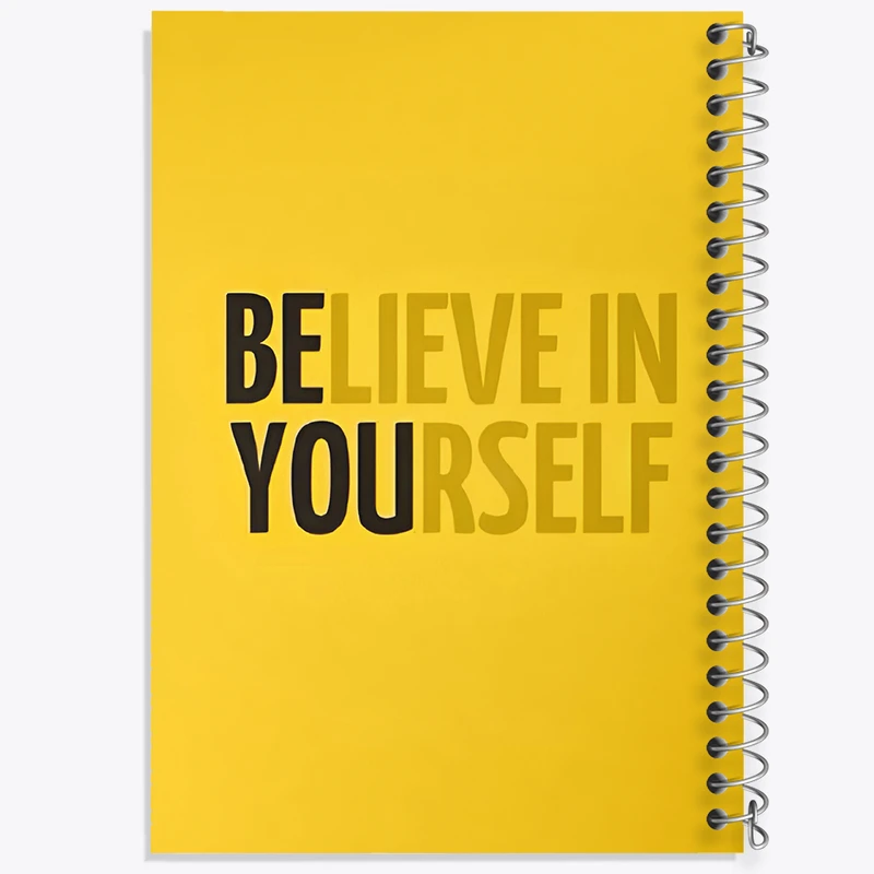دفتر نقاشی 50 برگ خندالو طرح Believe In Yourself کد F3697
