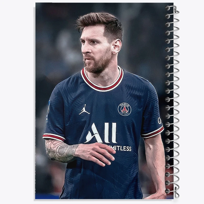 دفتر طراحی 50 برگ خندالو طرح لیونل مسی  کد 13990