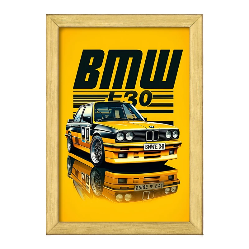 تابلو خندالو طرح بی ام دبلیو (BMW) کد F10378